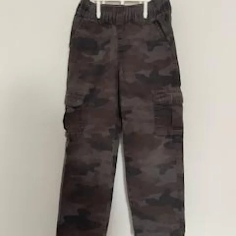 The Children's Place Boys' Pull-on Cargo Pants – Night Camo, Size 6